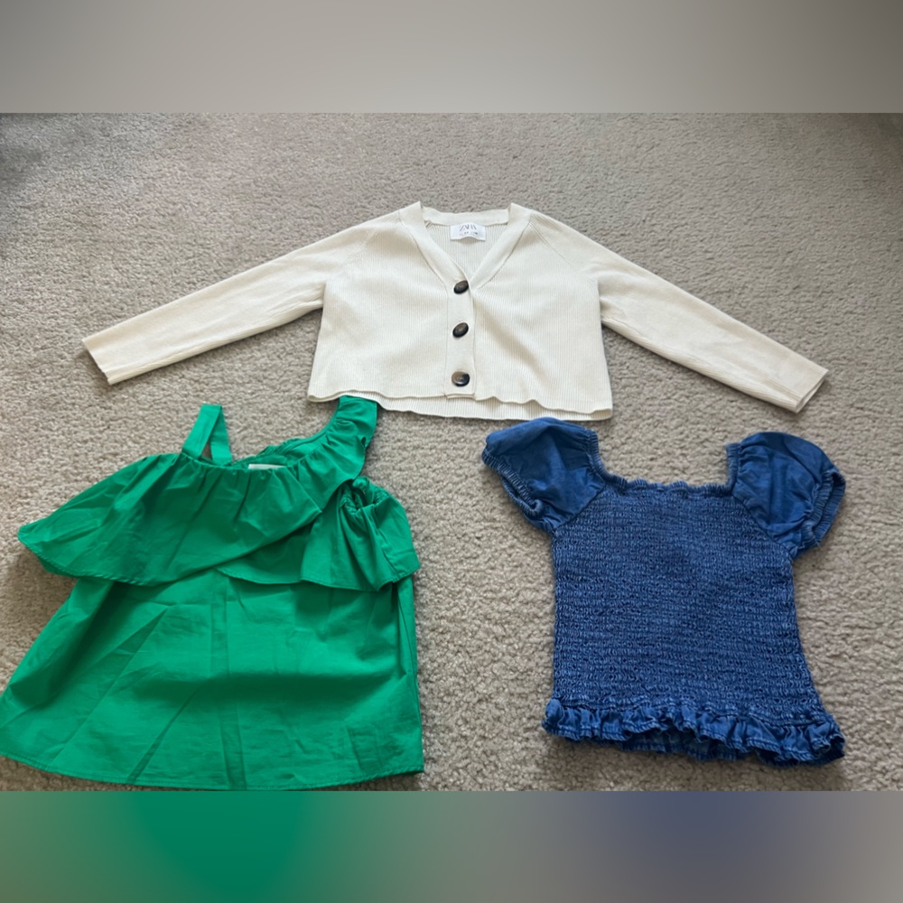Zara girls tops